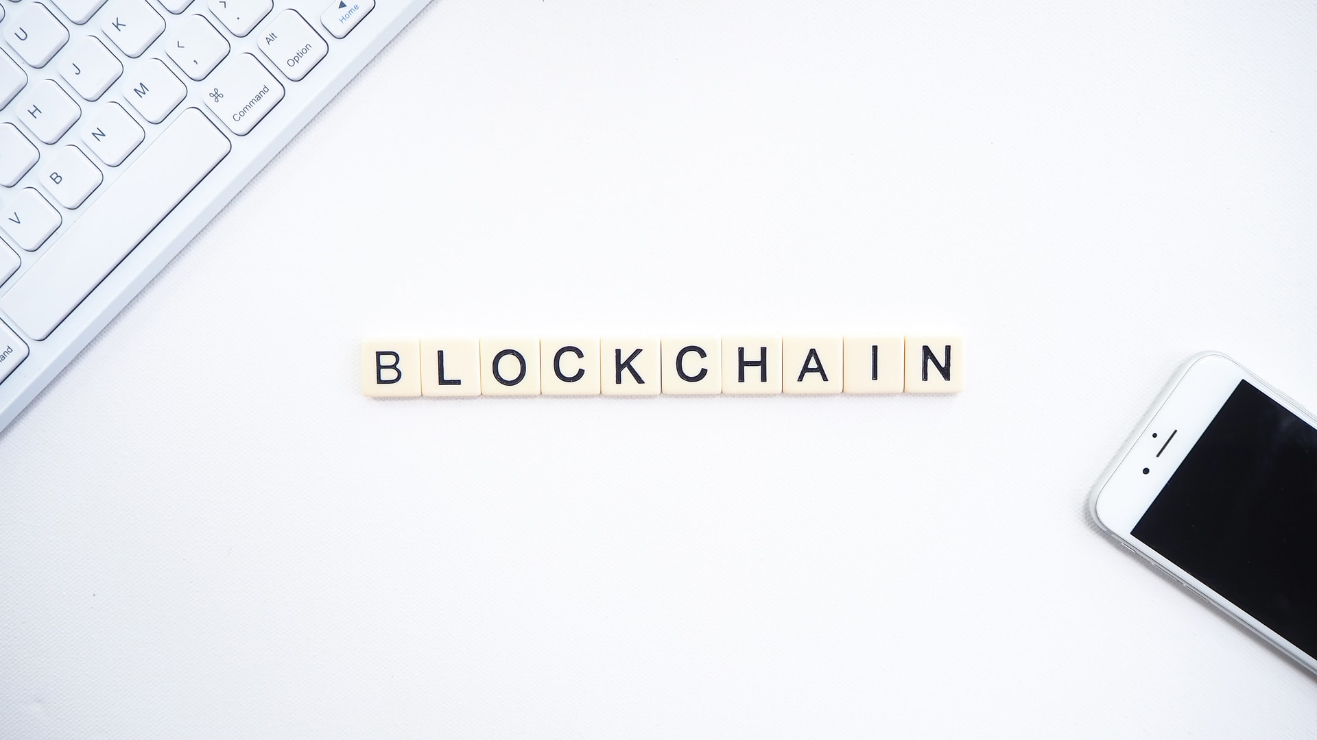 Blockchain Schriftzug